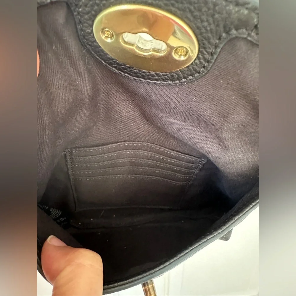 LAST CHANCE! Fossil Monica Black Leather Crossbody Bag Purse with Cardholders - Picture 5 of 7